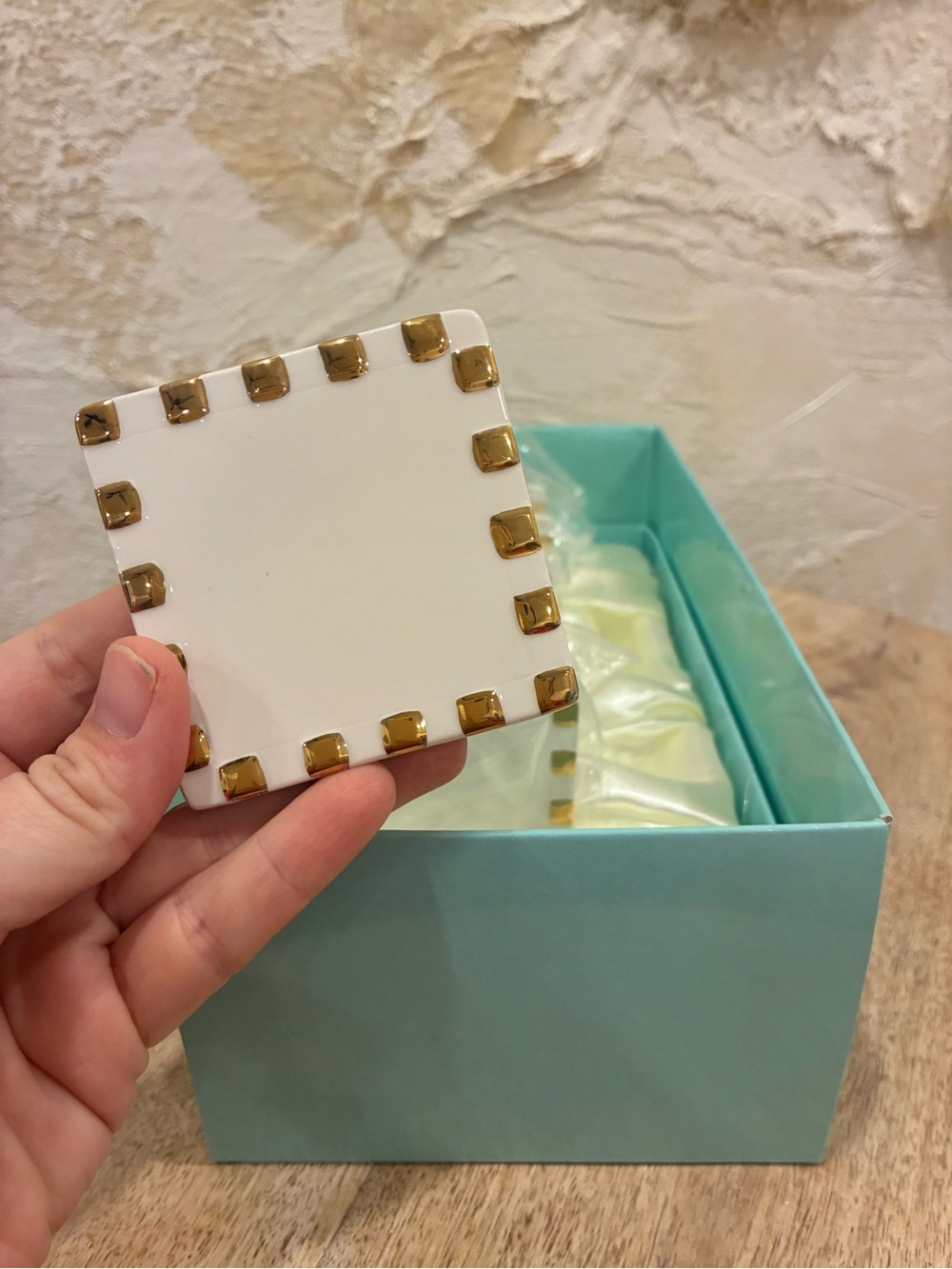 Set of 6 Erasable Ceramic Place Cards Kristin Bowen PlaceTile Designs